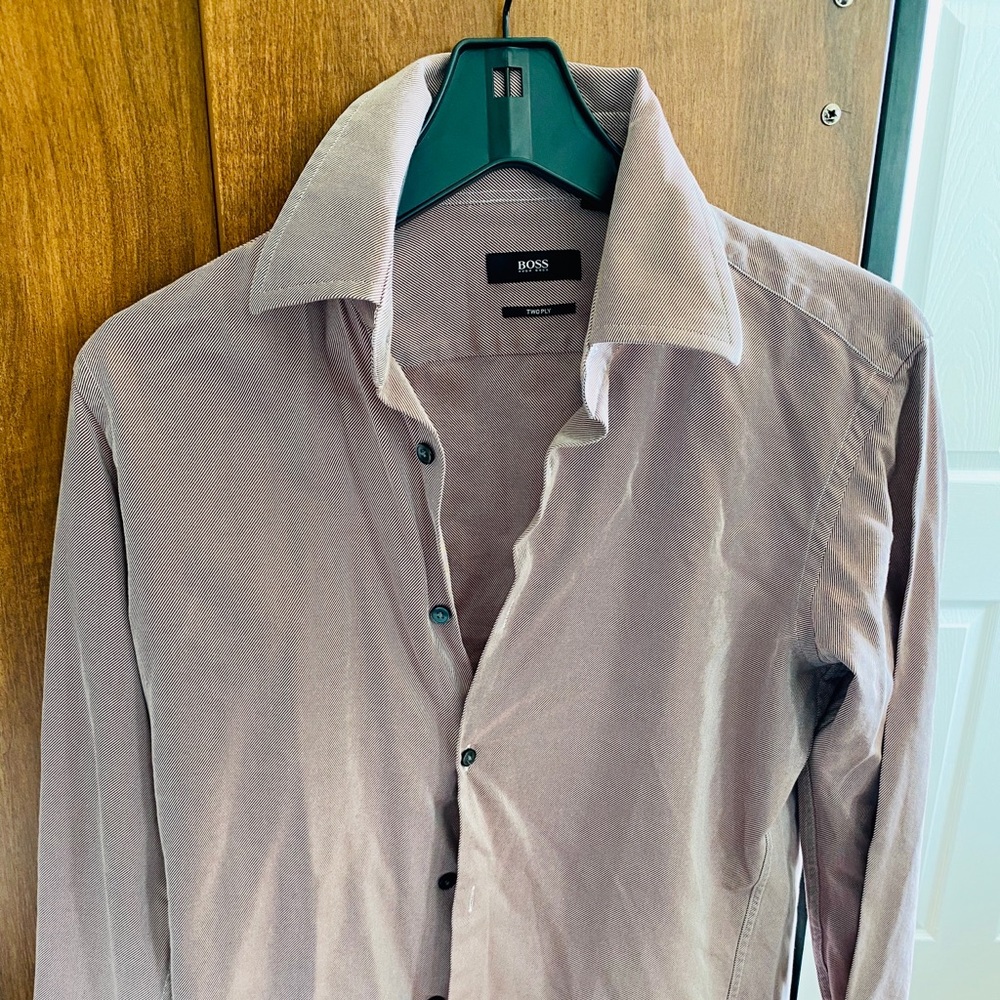 Hugo boss mens shirt long sleeve
